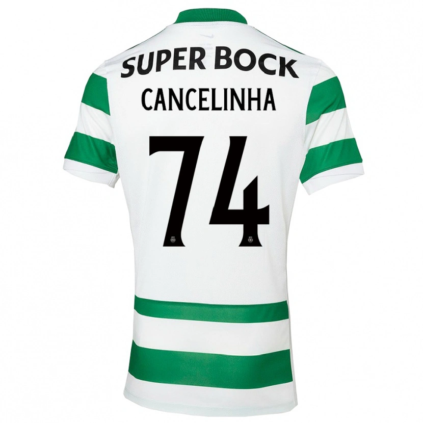 Danxen Homem Camisola Érica Cancelinha #74 Verde Branco Principal 2025/26 Camisa Brasil
