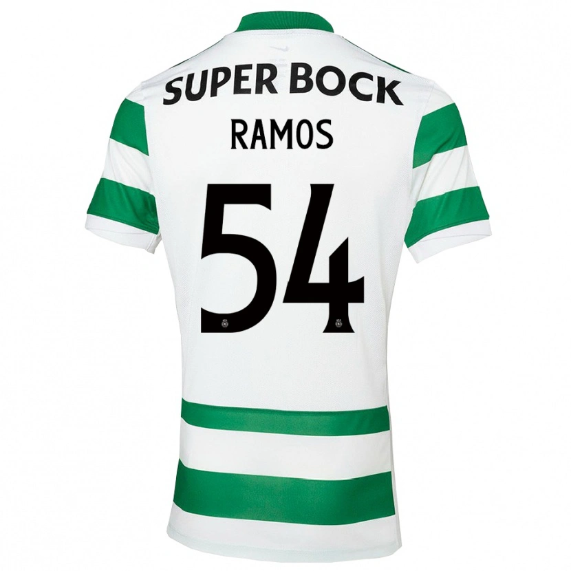 Danxen Homem Camisola Bruno Ramos #54 Verde Branco Principal 2025/26 Camisa Brasil