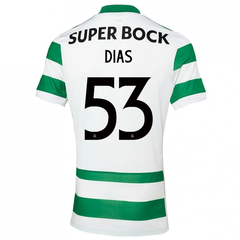 Danxen Homem Camisola Rodrigo Dias #53 Verde Branco Principal 2025/26 Camisa Brasil