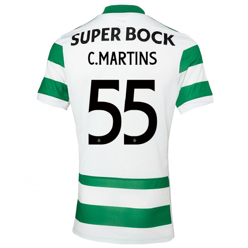 Danxen Homem Camisola Carolina Martins #55 Verde Branco Principal 2025/26 Camisa Brasil