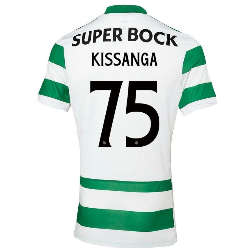 Danxen Homem Camisola Manuel Kissanga #75 Verde Branco Principal 2025/26 Camisa Brasil