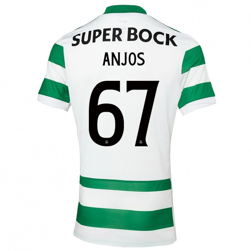 Danxen Homem Camisola Lucas Anjos #67 Verde Branco Principal 2025/26 Camisa Brasil