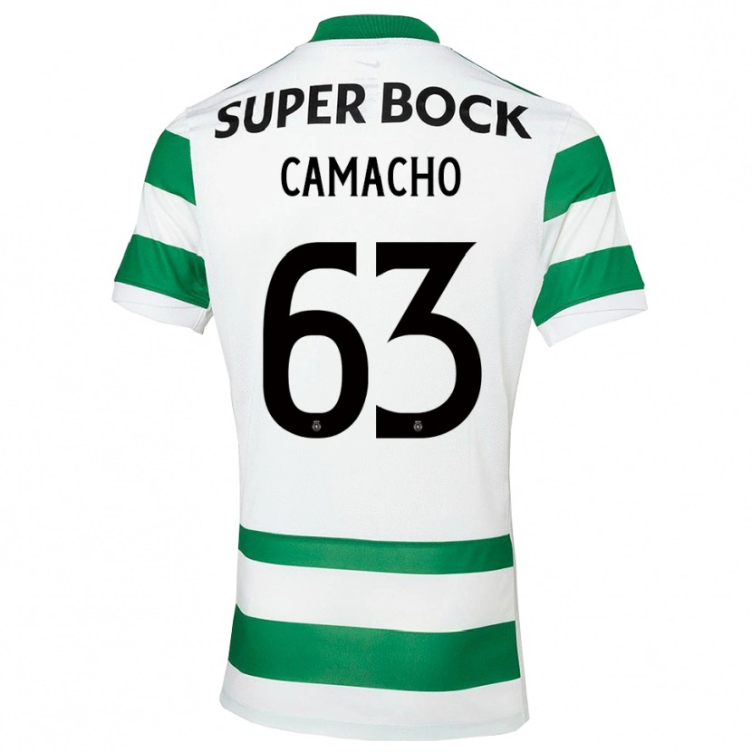 Danxen Homem Camisola Rafael Camacho #63 Verde Branco Principal 2025/26 Camisa Brasil