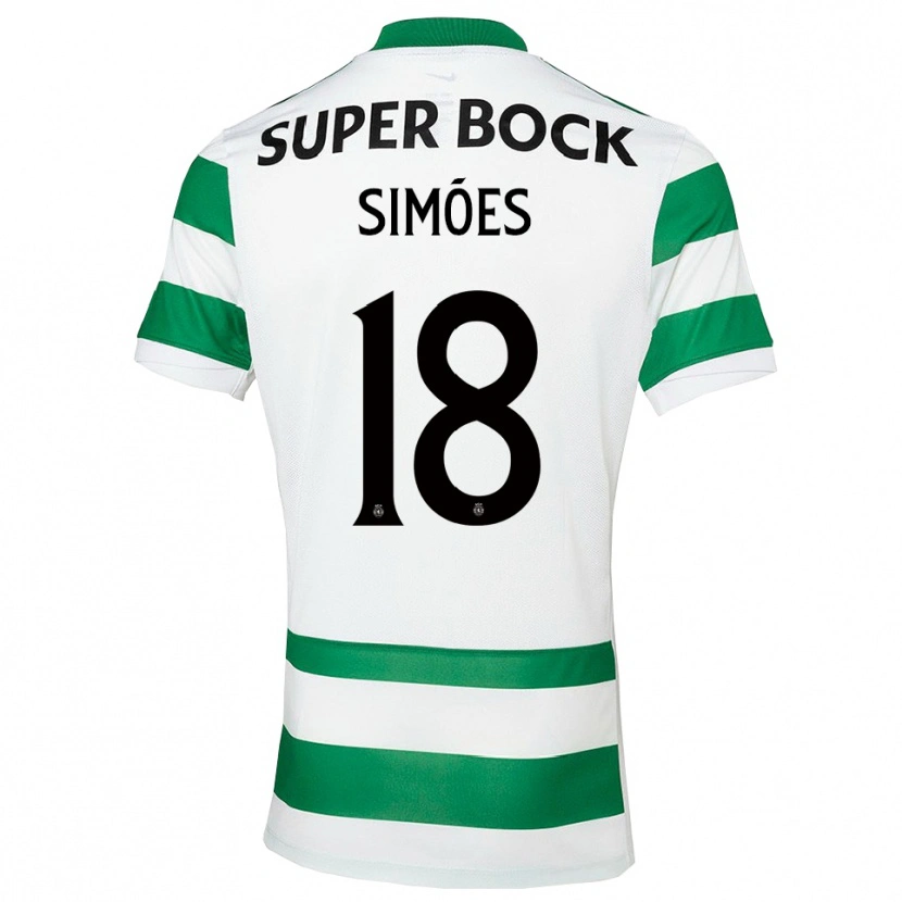 Danxen Homem Camisola Francisco Simões #18 Verde Branco Principal 2025/26 Camisa Brasil