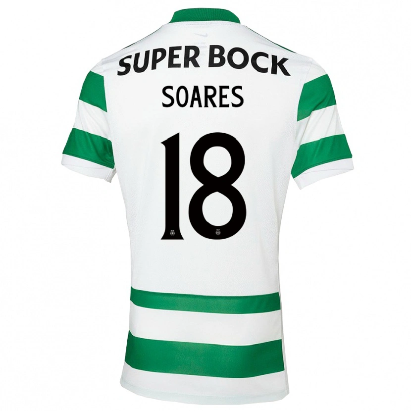Danxen Homem Camisola Simão Soares #18 Verde Branco Principal 2025/26 Camisa Brasil