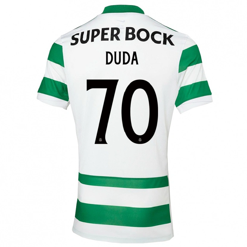 Danxen Homem Camisola Dudá #70 Verde Branco Principal 2025/26 Camisa Brasil