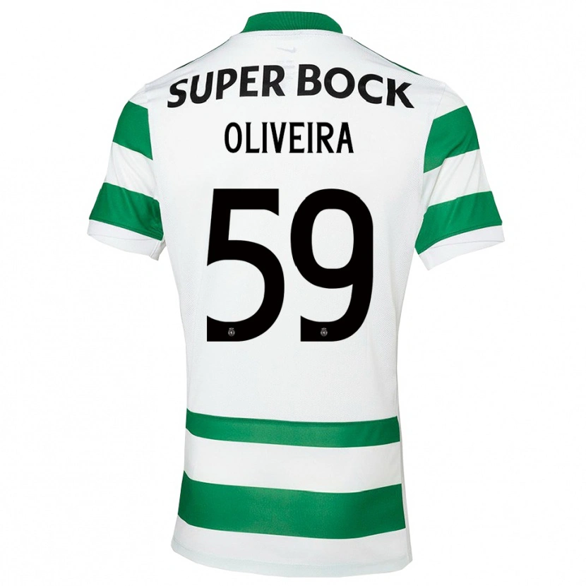 Danxen Homem Camisola Kauã Oliveira #59 Verde Branco Principal 2025/26 Camisa Brasil