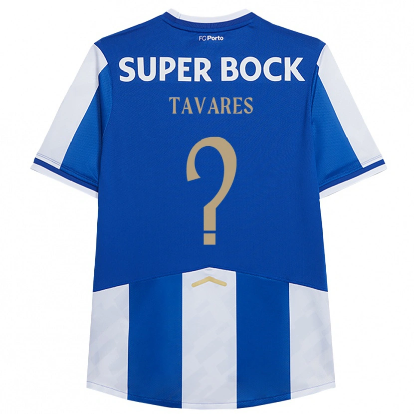 Danxen Homem Camisola João Tavares #0 Azul Branco Principal 2025/26 Camisa Brasil