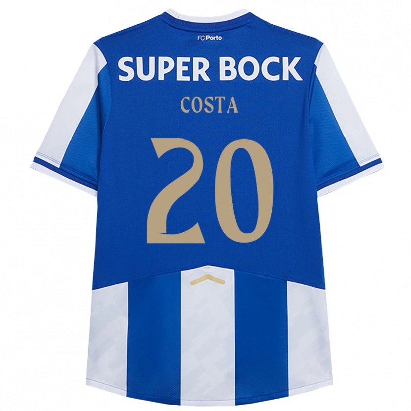 Danxen Homem Camisola Alberto Costa #20 Azul Branco Principal 2025/26 Camisa Brasil