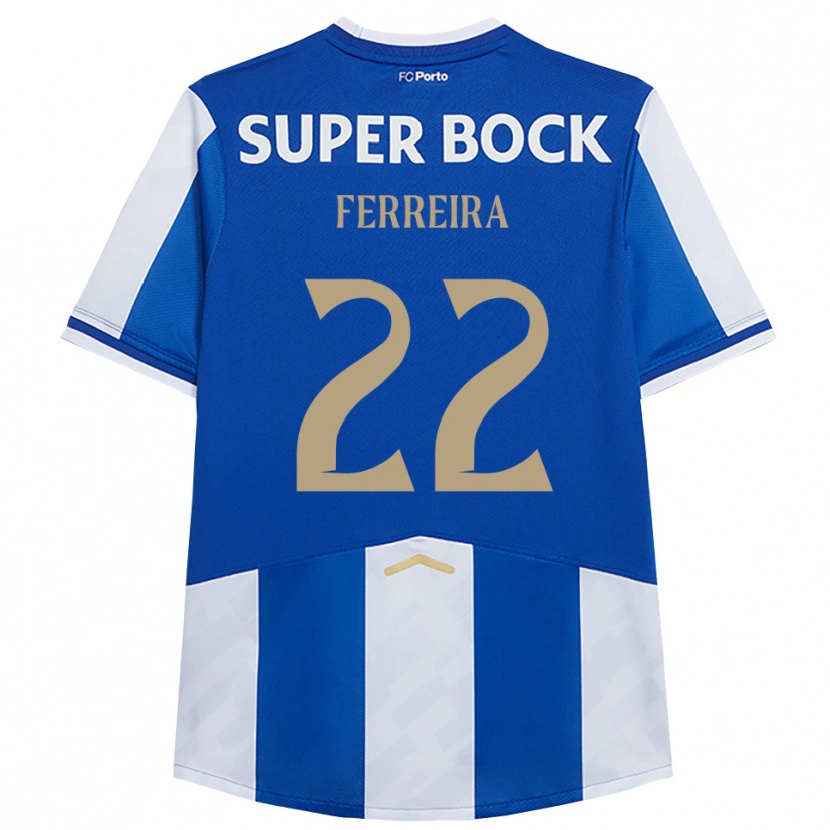 Danxen Homem Camisola Joana Ferreira #22 Azul Branco Principal 2025/26 Camisa Brasil