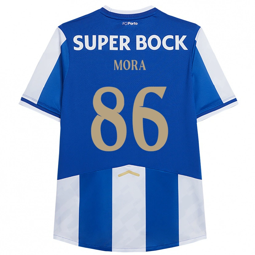 Danxen Homem Camisola Rodrigo Mora #86 Azul Branco Principal 2025/26 Camisa Brasil