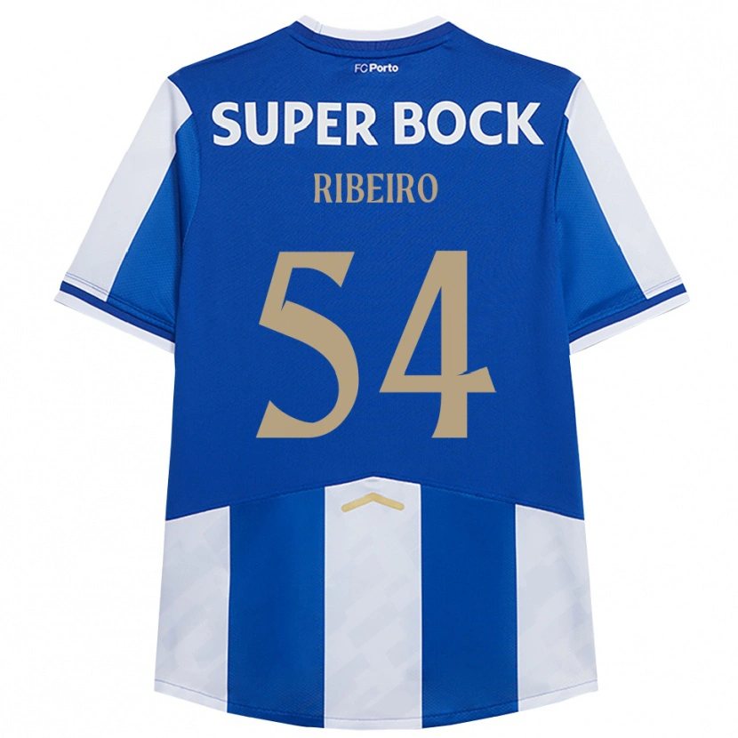 Danxen Homem Camisola António Ribeiro #54 Azul Branco Principal 2025/26 Camisa Brasil
