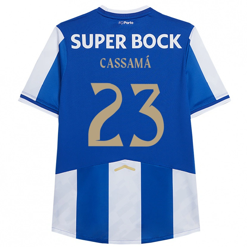 Danxen Homem Camisola Abdu Cassamá #23 Azul Branco Principal 2025/26 Camisa Brasil