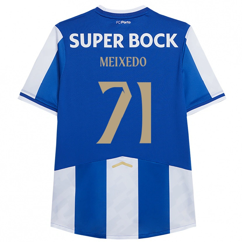 Danxen Homem Camisola Francisco Meixedo #71 Azul Branco Principal 2025/26 Camisa Brasil