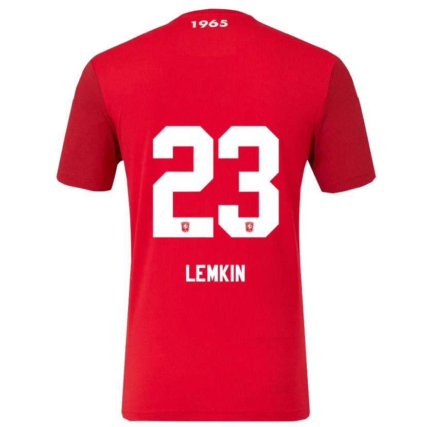 Danxen Homem Camisola Stav Lemkin #23 Vermelho Branco Principal 2025/26 Camisa Brasil