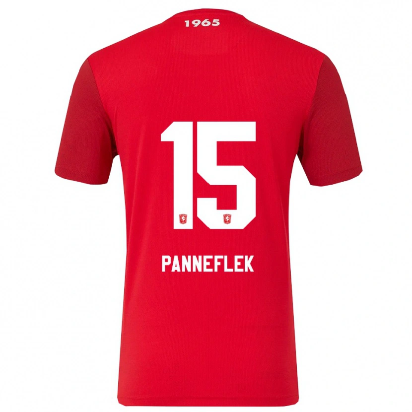 Danxen Homem Camisola Owen Panneflek #15 Vermelho Branco Principal 2025/26 Camisa Brasil
