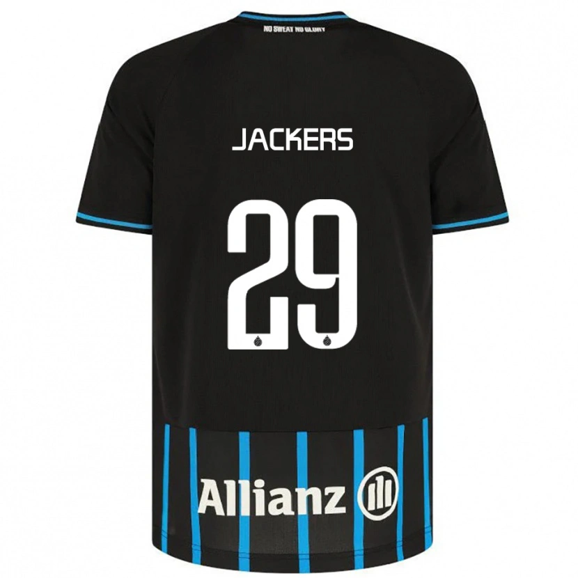 Danxen Homem Camisola Nordin Jackers #29 Preto Azul Principal 2025/26 Camisa Brasil