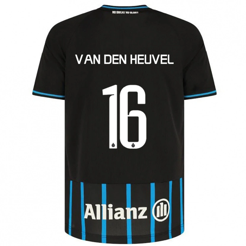 Danxen Homem Camisola Dani Van Den Heuvel #16 Preto Azul Principal 2025/26 Camisa Brasil