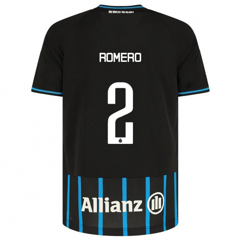 Danxen Homem Camisola Zaid Romero #2 Preto Azul Principal 2025/26 Camisa Brasil