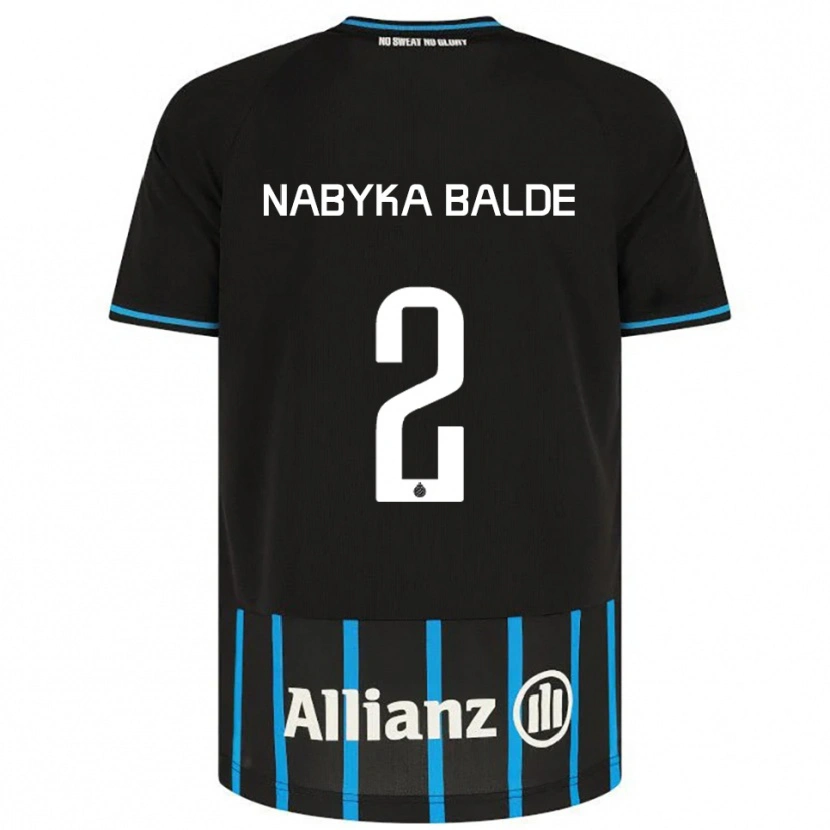 Danxen Homem Camisola Mamadou Balde #2 Preto Azul Principal 2025/26 Camisa Brasil