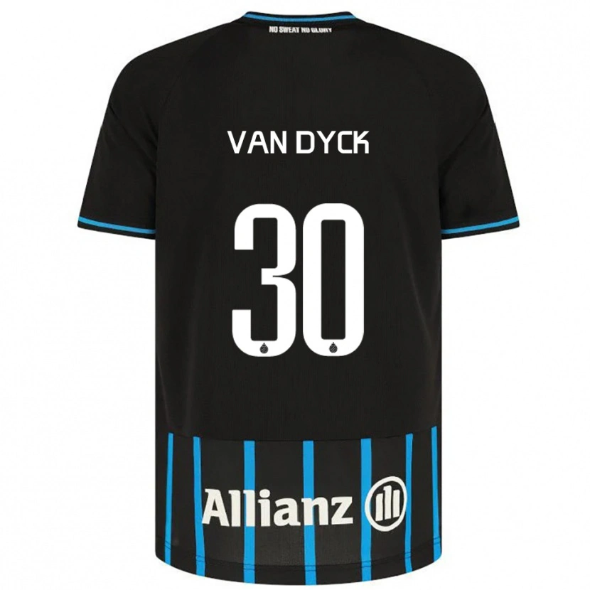 Danxen Homem Camisola Nell Van Dyck #30 Preto Azul Principal 2025/26 Camisa Brasil