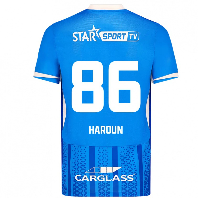 Danxen Homem Camisola Kenan Haroun #86 Azul Branco Principal 2025/26 Camisa Brasil
