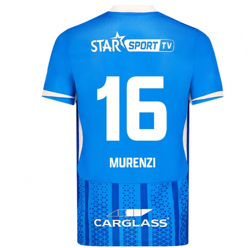 Danxen Homem Camisola Aaron Murenzi #16 Azul Branco Principal 2025/26 Camisa Brasil