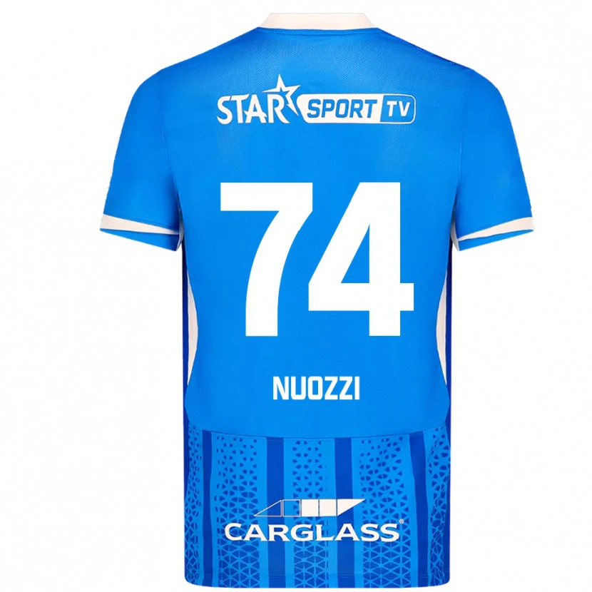 Danxen Homem Camisola Cédric Nuozzi #74 Azul Branco Principal 2025/26 Camisa Brasil
