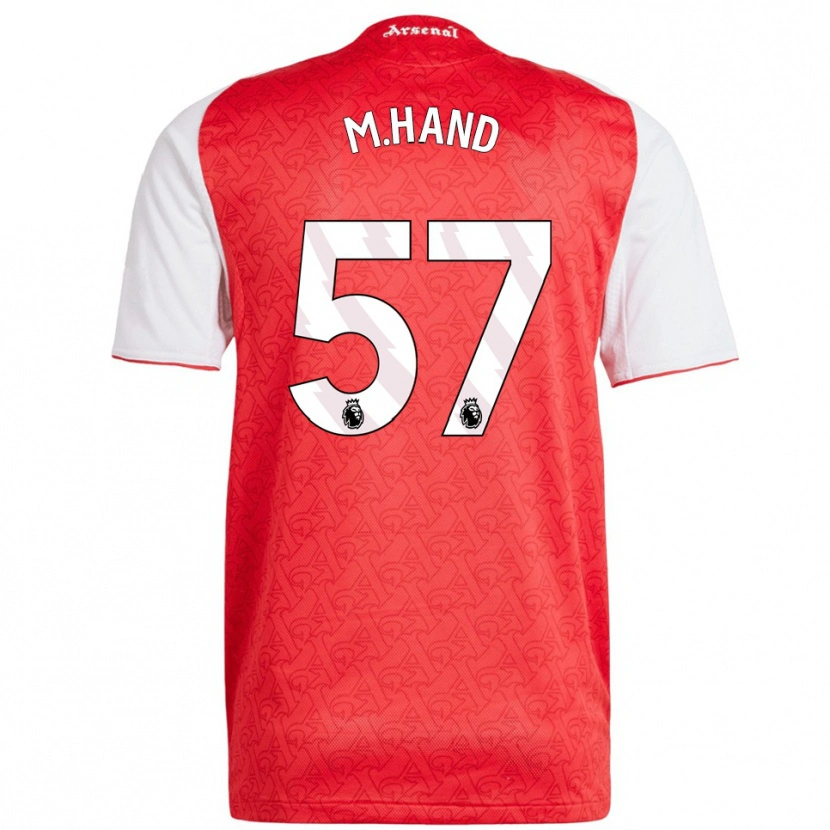 Danxen Homem Camisola Ismail Oulad M'hand #57 Vermelho Branco Principal 2025/26 Camisa Brasil