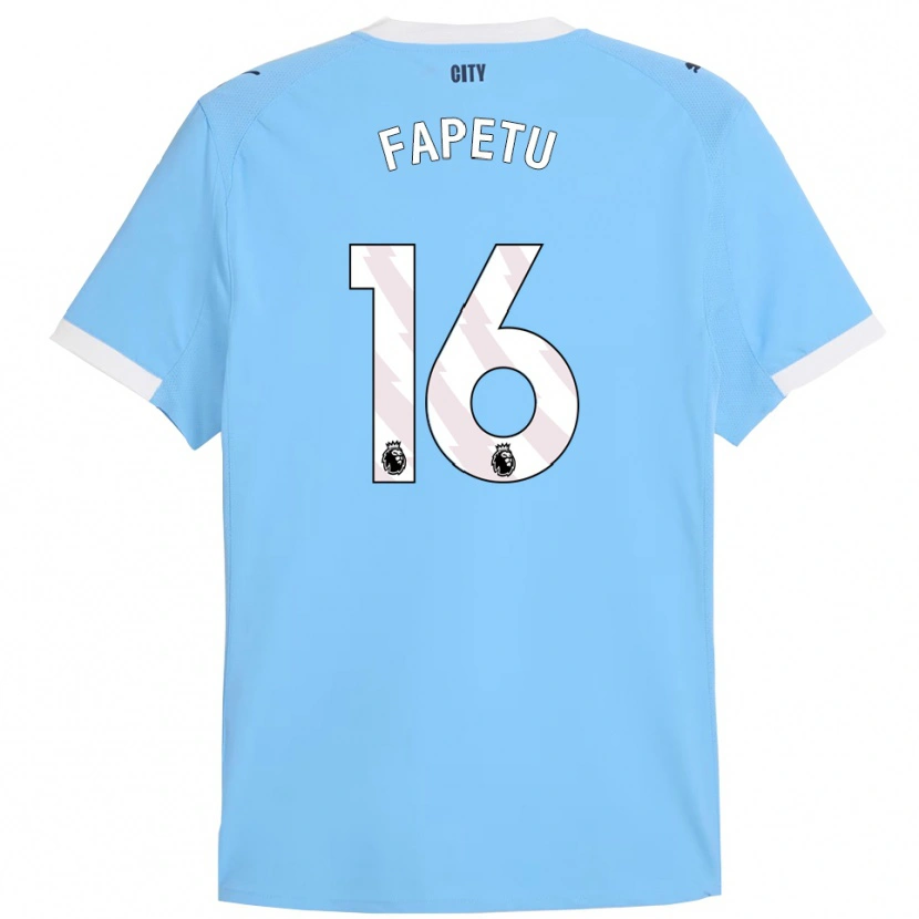 Danxen Homem Camisola Femi Fapetu #16 Azul Celeste Branco Principal 2025/26 Camisa Brasil