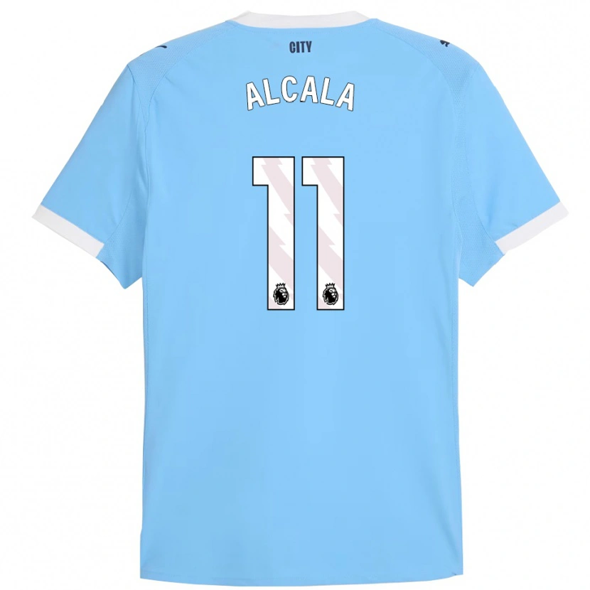 Danxen Homem Camisola Álex Alcalá #11 Azul Celeste Branco Principal 2025/26 Camisa Brasil