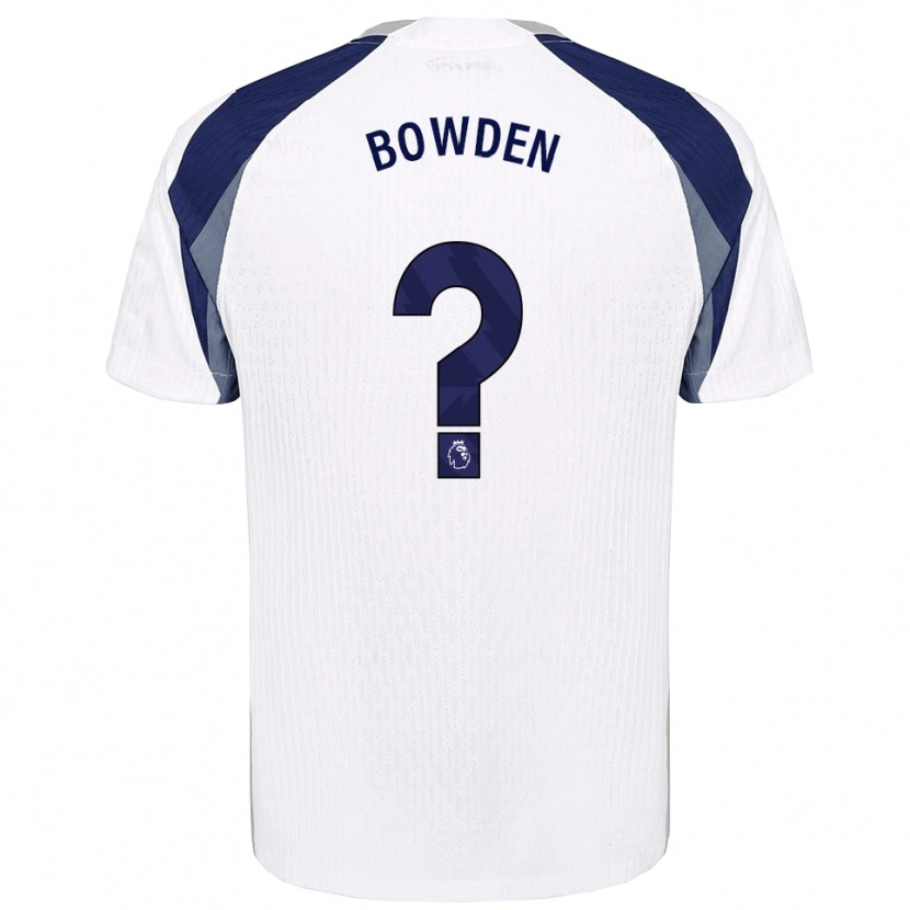 Danxen Homem Camisola Jamie Bowden #0 Branco Marinho Principal 2025/26 Camisa Brasil