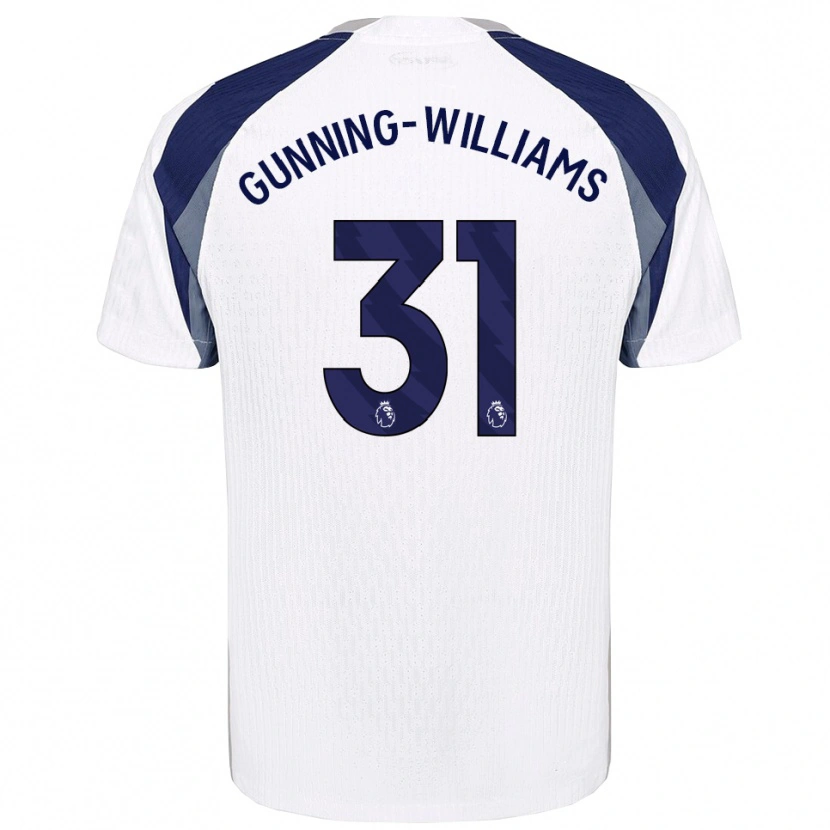 Danxen Homem Camisola Lenna Gunning-Williams #31 Branco Marinho Principal 2025/26 Camisa Brasil