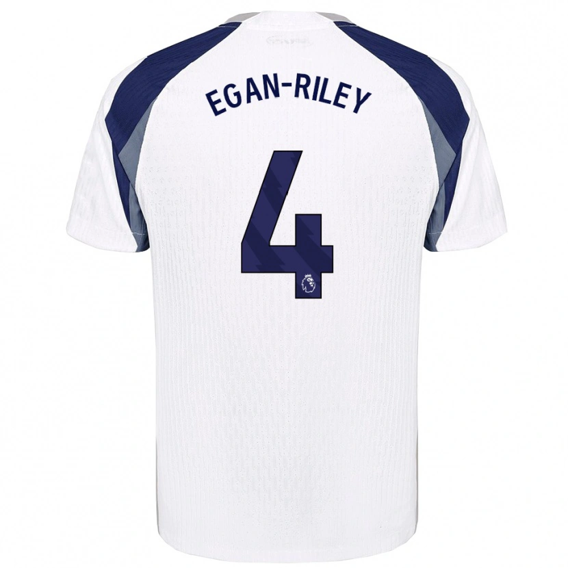 Danxen Homem Camisola Roman Egan-Riley #4 Branco Marinho Principal 2025/26 Camisa Brasil