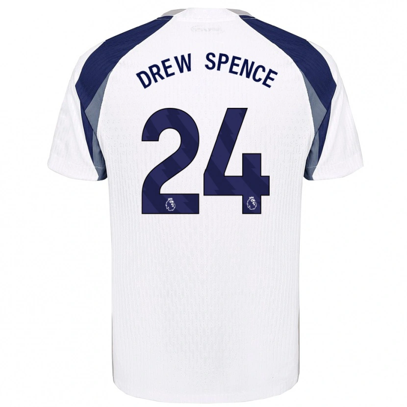 Danxen Homem Camisola Drew Spence #24 Branco Marinho Principal 2025/26 Camisa Brasil
