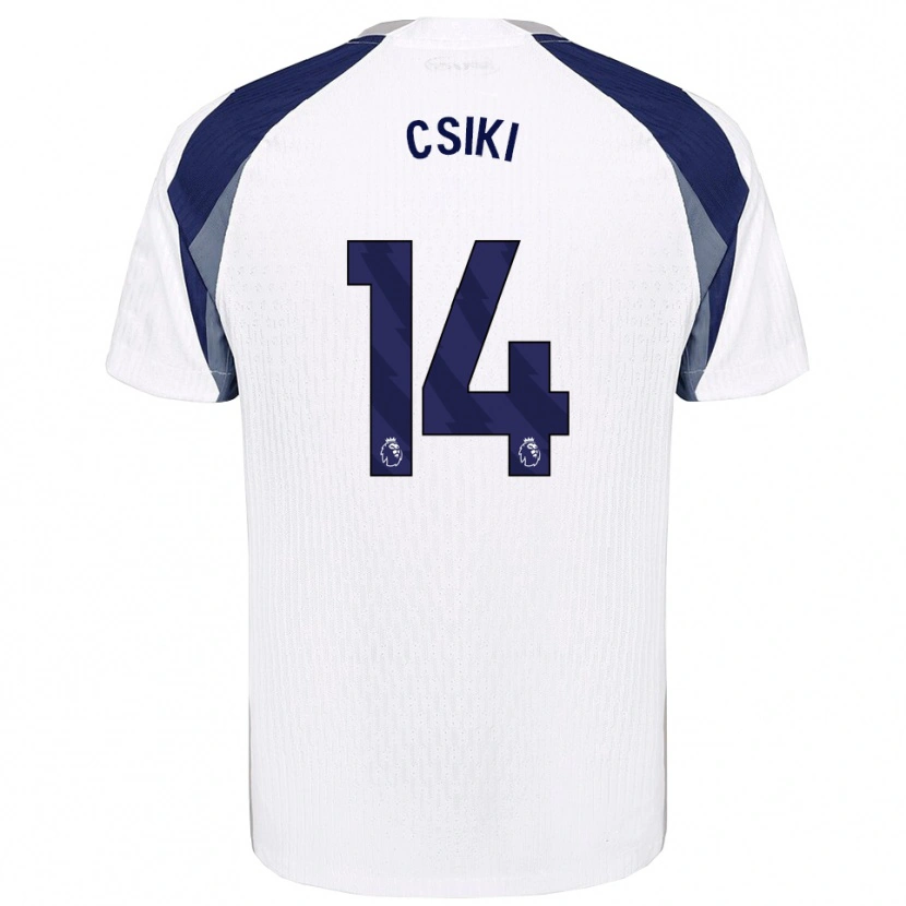 Danxen Homem Camisola Anna Csiki #14 Branco Marinho Principal 2025/26 Camisa Brasil