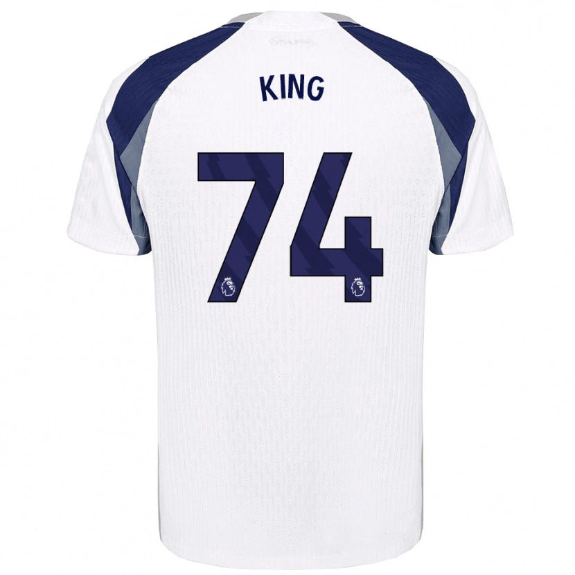 Danxen Homem Camisola Maeson King #74 Branco Marinho Principal 2025/26 Camisa Brasil