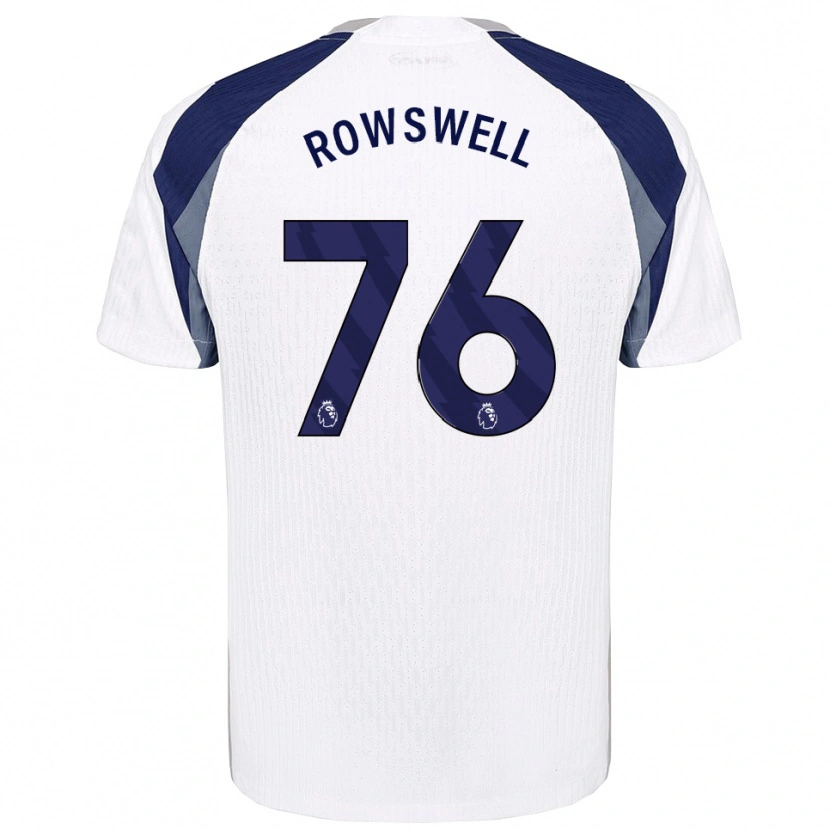 Danxen Homem Camisola James Rowswell #76 Branco Marinho Principal 2025/26 Camisa Brasil