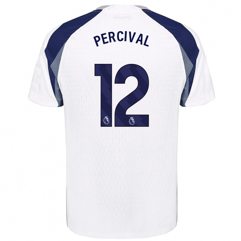 Danxen Homem Camisola Ria Percival #12 Branco Marinho Principal 2025/26 Camisa Brasil