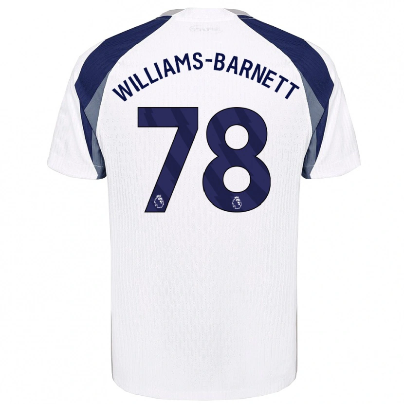 Danxen Homem Camisola Lucá Williams-Barnett #78 Branco Marinho Principal 2025/26 Camisa Brasil