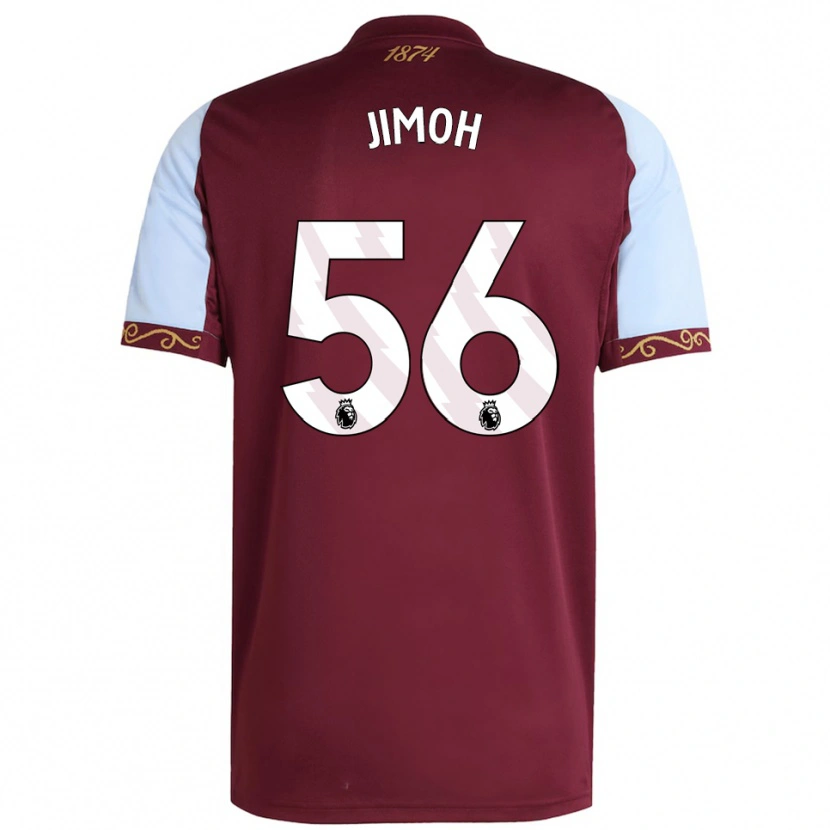 Danxen Homem Camisola Jamaldeen Jimoh-Aloba #56 Borgonha Azul Celeste Principal 2025/26 Camisa Brasil