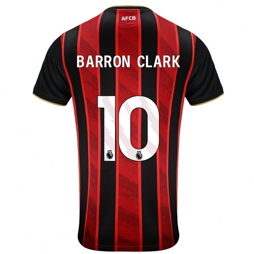 Danxen Homem Camisola Molly Barron-Clark #10 Vermelho Preto Principal 2025/26 Camisa Brasil