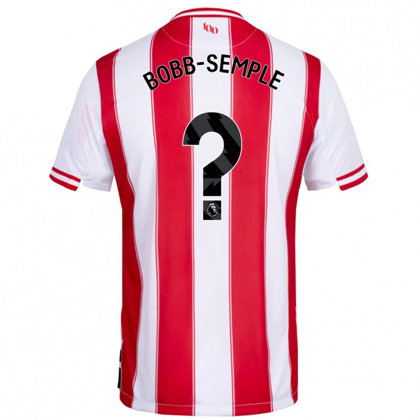 Danxen Homem Camisola Domeiro Bobb-Semple #0 Vermelho Branco Principal 2025/26 Camisa Brasil