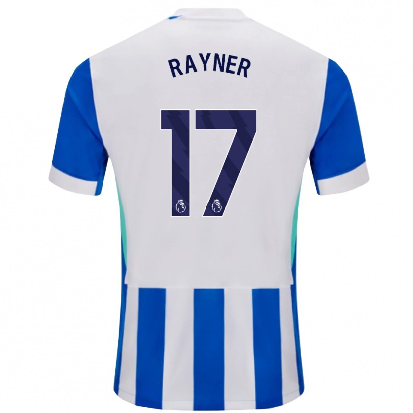 Danxen Homem Camisola Bex Rayner #17 Azul Branco Principal 2025/26 Camisa Brasil