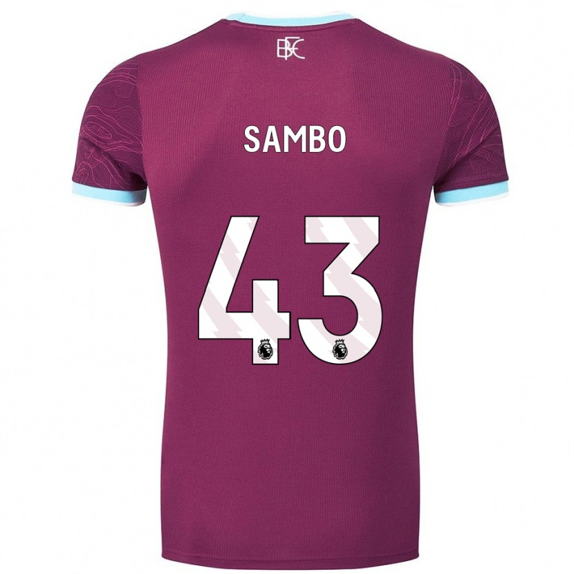 Danxen Homem Camisola Shurandy Sambo #43 Borgonha Azul Celeste Principal 2025/26 Camisa Brasil