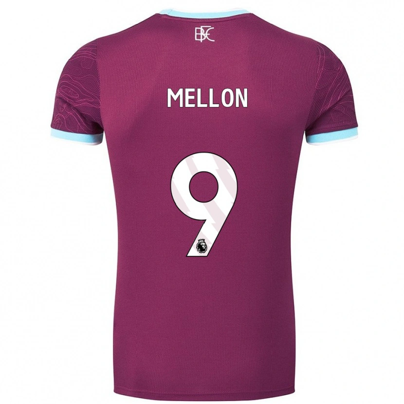 Danxen Homem Camisola Michael Mellon #9 Borgonha Azul Celeste Principal 2025/26 Camisa Brasil