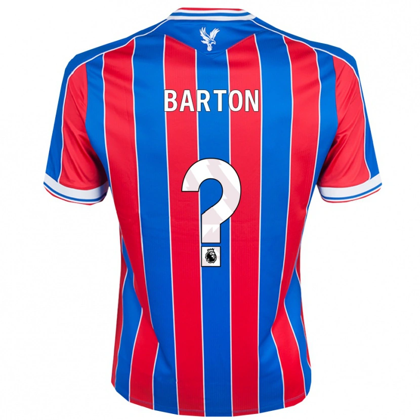 Danxen Homem Camisola Kalani Barton #0 Azul Vermelho Branco Principal 2025/26 Camisa Brasil