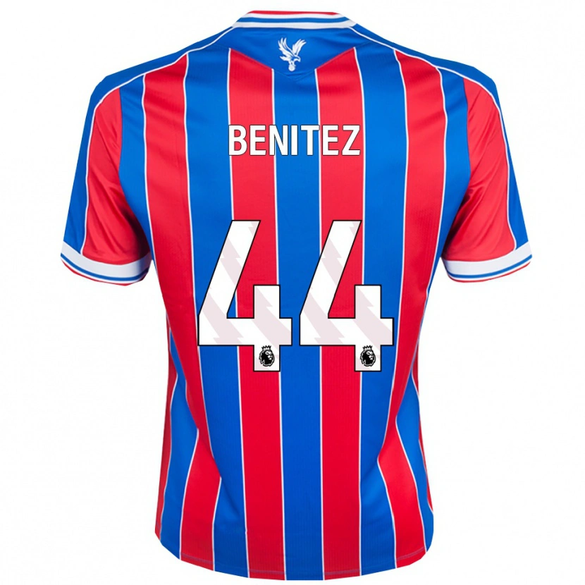 Danxen Homem Camisola Walter Benítez #44 Azul Vermelho Branco Principal 2025/26 Camisa Brasil