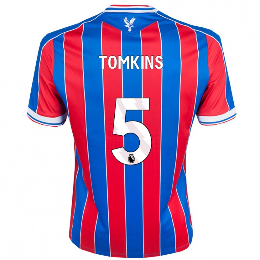 Danxen Homem Camisola James Tomkins #5 Azul Vermelho Branco Principal 2025/26 Camisa Brasil