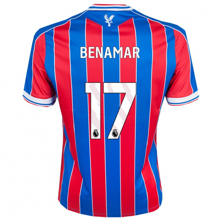 Danxen Homem Camisola Dean Benamar #17 Azul Vermelho Branco Principal 2025/26 Camisa Brasil